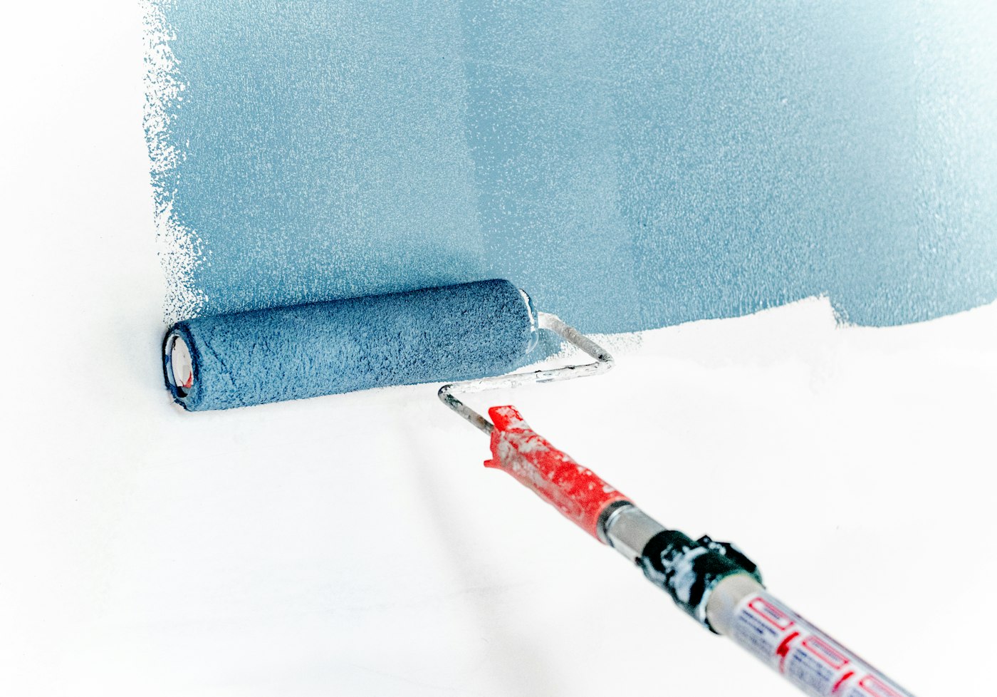 Freshly painted interior wall, the finish ProFix targets on repaints